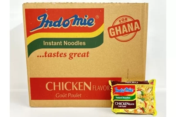 Indomie Chicken Noodles from Nigeria, 70g, Pack of 40