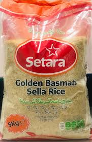 SETARA GOLDEN BASMATI SELA RICE- THE PREMIUM QUALITY SELA RICE IN THE WORLD 5KG
